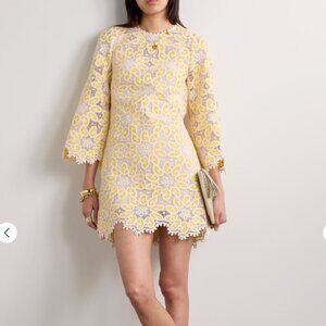 Zimmermann Golden Lace Dress, size0, US4
